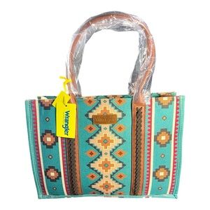 Stylish Wrangler Aztec-Print Tote Bag - Brand New with Tags